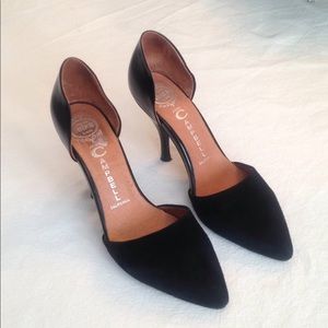 Jeffrey Campbell Black D'Orsay Pump Size 8.5